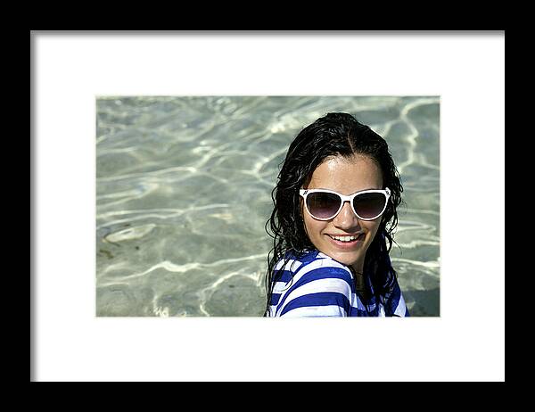People Framed Print featuring the photograph Summer Time by Artpipi