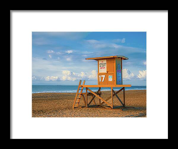 Lifeguard Tower Framed Print featuring the photograph Summer's End by Terry Walsh