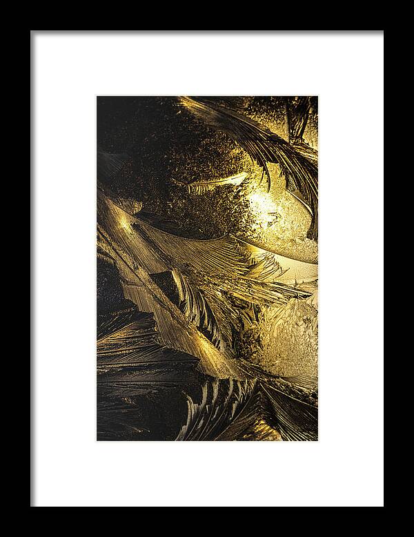 Abstract Framed Print featuring the photograph Sun and Ice no. 4 by Bruce Davis