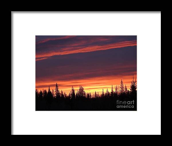 Sunset Framed Print featuring the photograph Sundown by Nicola Finch
