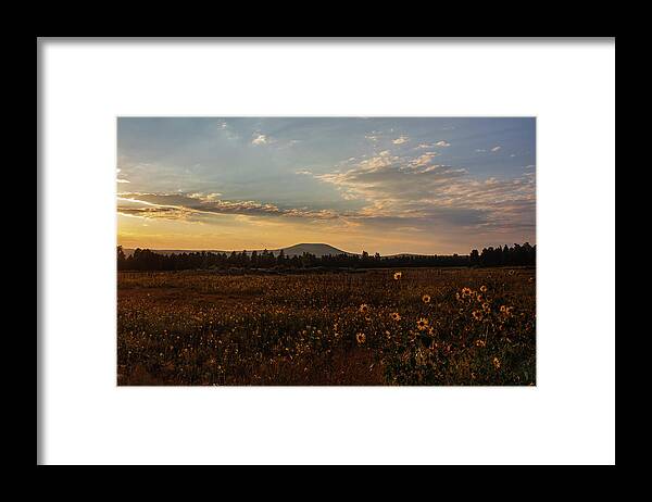 Sunset Framed Print featuring the photograph Incandescence by Laura Putman