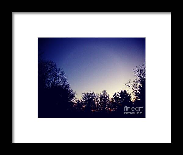 Landscape Photography Framed Print featuring the photograph Sunrise After the Blue Hour by Frank J Casella