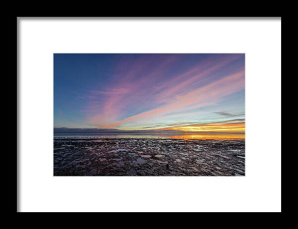  Framed Print featuring the photograph Sunrise Bay by Raymond Enriquez