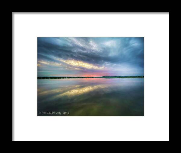 Sunrise Framed Print featuring the photograph Sunrise Blues by Pam Rendall