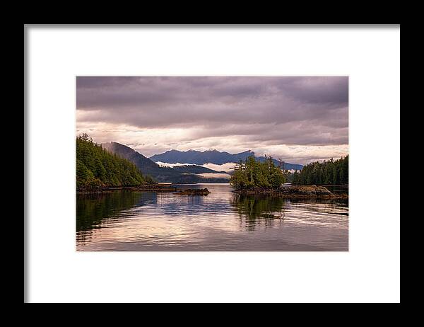 Nootka Sound Framed Print featuring the photograph Sunrise in Kyuquot by Canadart -