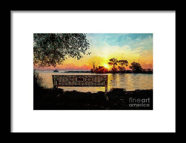 Dawn Framed Print featuring the photograph Sunrise on Grimsby by Marilyn Cornwell