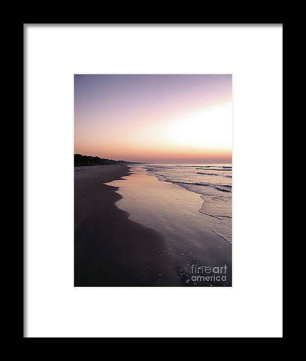 Hilton Head Island Framed Print featuring the photograph Sunrise On Hilton Head Island by Phil Perkins