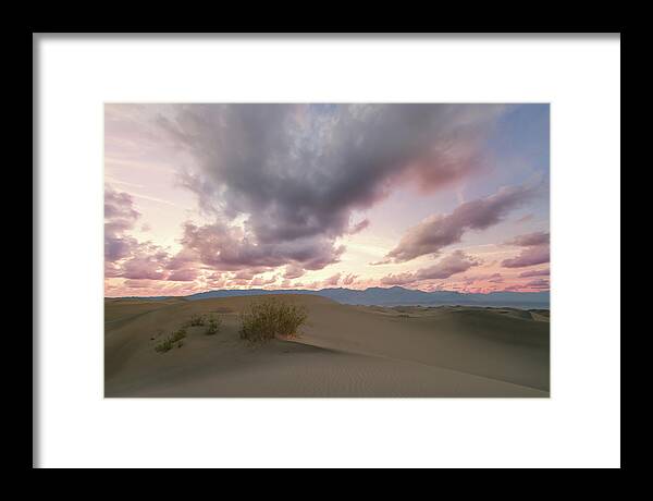 Landscape Framed Print featuring the photograph Sunrise on the Dunes by Jon Glaser