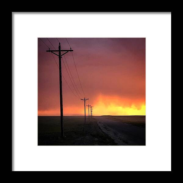 Sunset Framed Print featuring the photograph Sunset 2 by Julie Powell