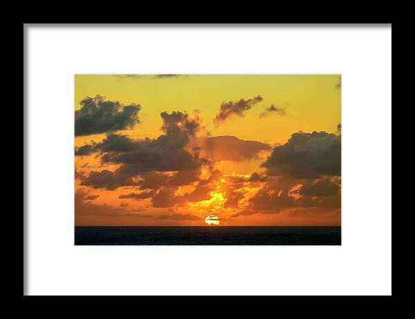 Landscape Framed Print featuring the photograph Sunset 5 by AE Jones