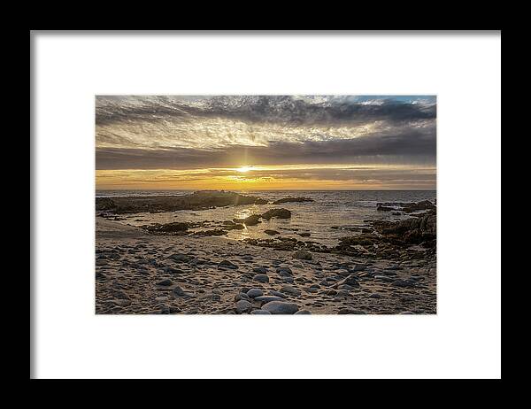 Asilomar Framed Print featuring the photograph Sunset Asilomar Style 1 by Joseph S Giacalone