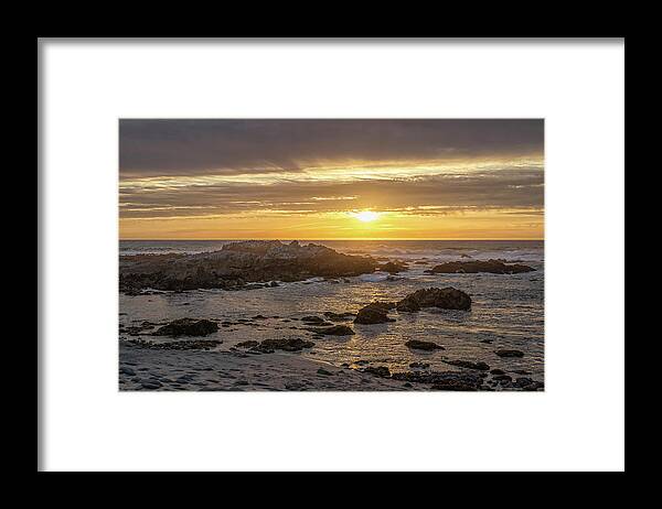 Asilomar Framed Print featuring the photograph Sunset Asilomar Style 2 by Joseph S Giacalone