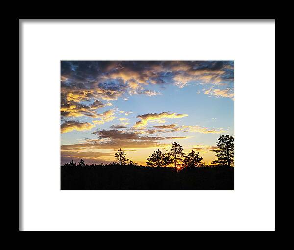 Bryce Canyon Framed Print featuring the photograph Sunset at Bryce Canyon by Ron Long Ltd Photography
