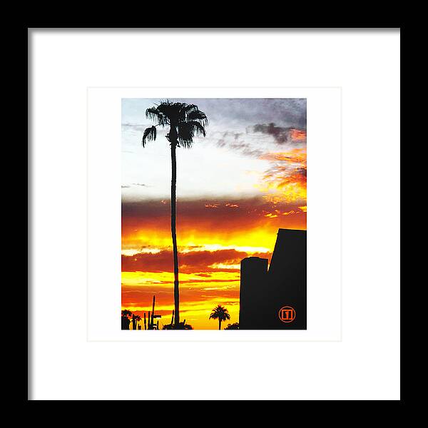 Sunset Framed Print featuring the photograph Sunset at SQ1 by Grey Coopre