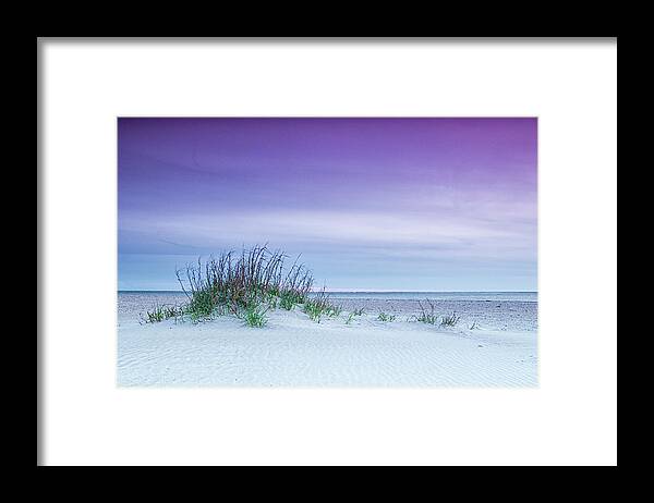 Sunset Framed Print featuring the photograph Sunset at the Point - Emerald Isle North Carolina by Bob Decker