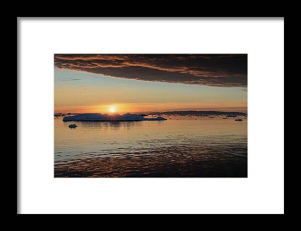 Sunrise Framed Print featuring the photograph Sunset or sunrise? by Anges Van der Logt