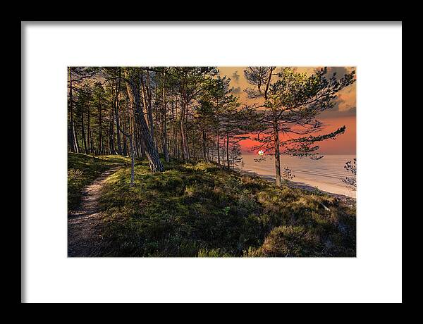  Framed Print featuring the photograph Sunset X by Aleksandrs Drozdovs