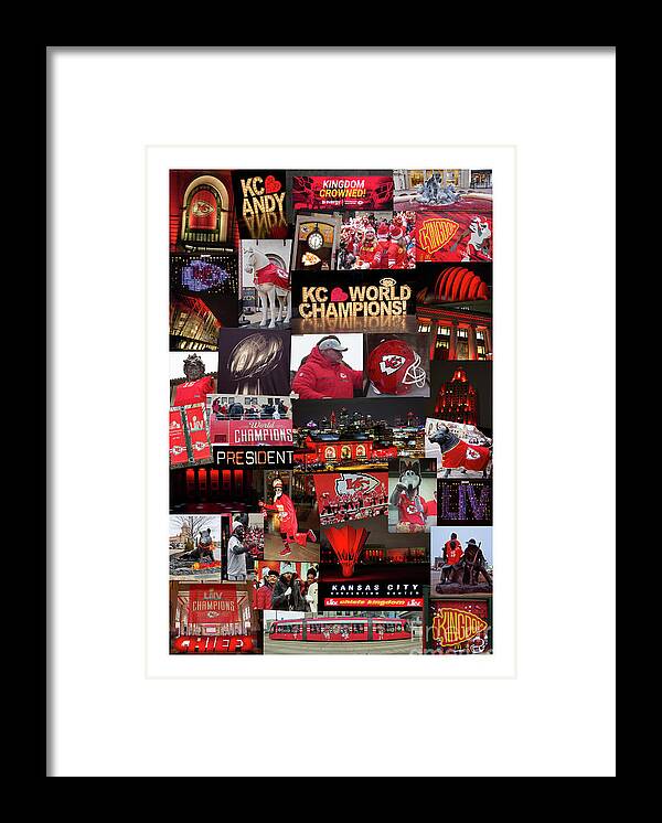 Kansas_city_chiefs Framed Print featuring the photograph Super Bowl Poster - Large by Crystal Nederman