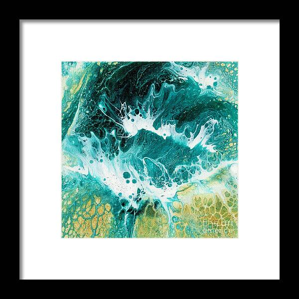 Surf Framed Print featuring the painting Surf by Deborah Ronglien