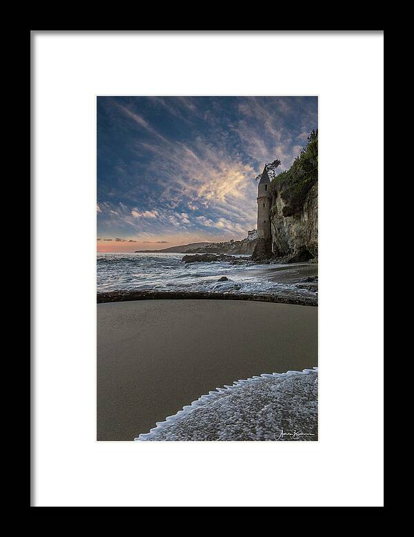 Beach Framed Print featuring the photograph Surrounding the Sand by Aaron Burrows