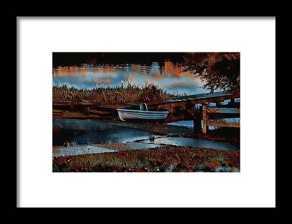 Golden Hour Framed Print featuring the photograph Suttle Invitation by Dennis Baswell