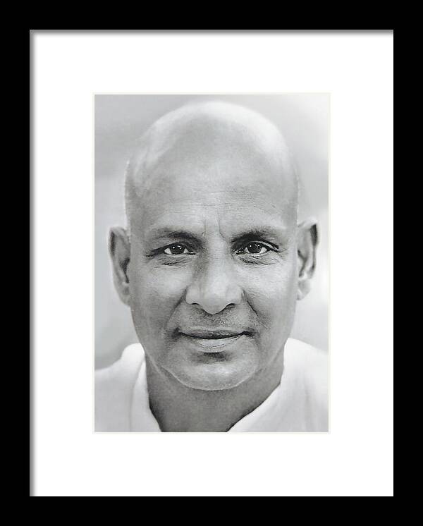 Yogi Framed Print featuring the photograph Swami Sivananda of Rishikesh by Unknown