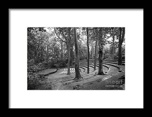 Swarthmore College Framed Print featuring the photograph Swarthmore College Scott Amphitheater by University Icons