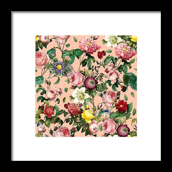 Sweet Framed Print featuring the digital art Sweet Flowers by Linda Bailey