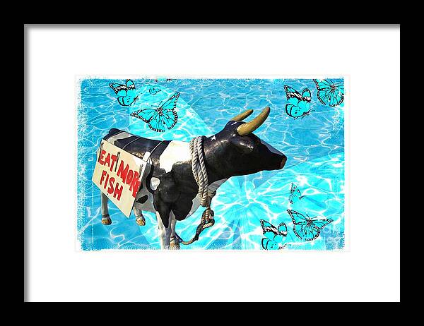 Cow Framed Print featuring the photograph Swiss Cow Collection Nr1 by Claudia Zahnd-Prezioso