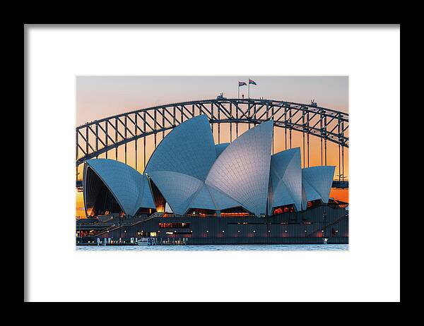 Architecture Framed Print featuring the photograph Sydney Special by Francesco Riccardo Iacomino