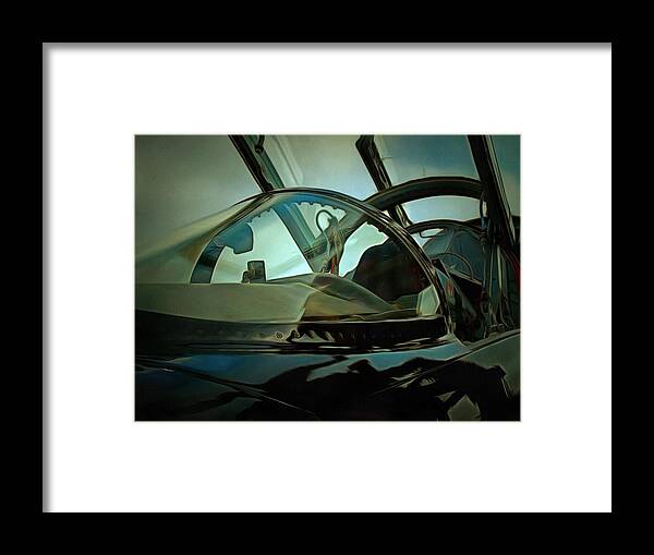 T-38 Talon Jet Airplane Aircraft Framed Print featuring the mixed media T-38 Talon by Christopher Reed