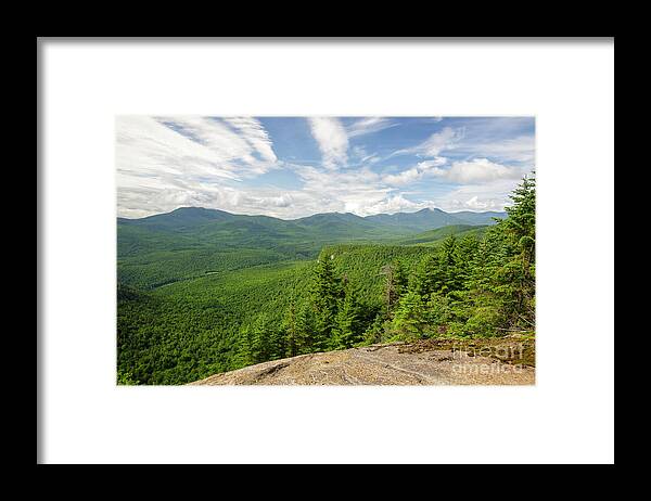 Attitash Trail Framed Print featuring the photograph Table Mountain - Bartlett New Hampshire USA by Erin Paul Donovan