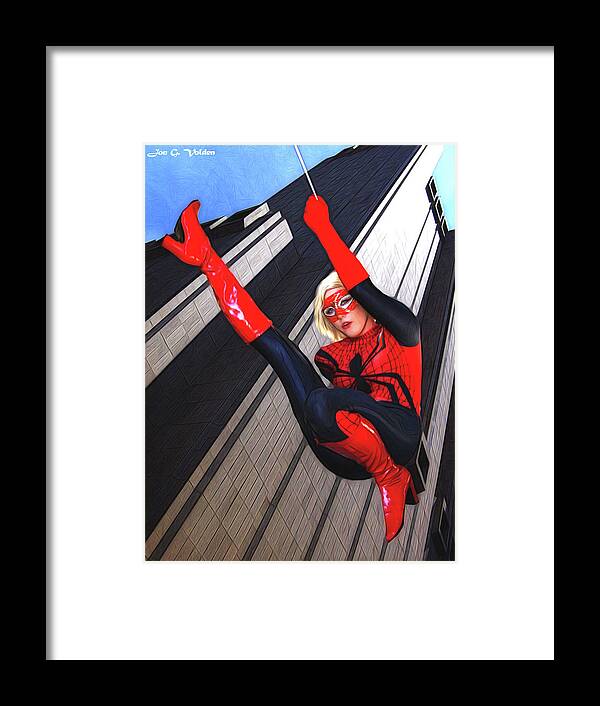 Spider Framed Print featuring the photograph Take A Look Overhead by Jon Volden