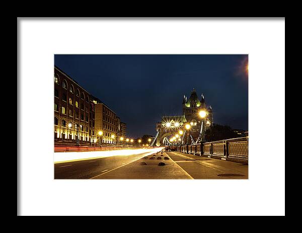 Sky Framed Print featuring the photograph Tower bridge by Vaclav Sonnek