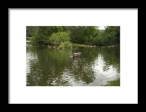 Take A Seat Framed Print featuring the photograph Take A Seat by Tom Cochran