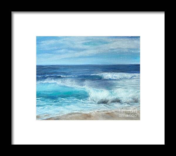 Beach Framed Print featuring the painting Take Me There by Rose Mary Gates
