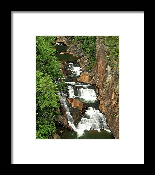 Tallulah River Framed Print featuring the photograph Tallulah Falls Georgia by Richard Krebs