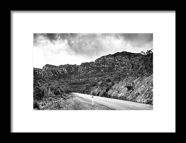 Landscape Framed Print featuring the photograph Tasmanian Highway by Frank Lee