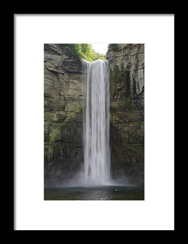 Waterfall Framed Print featuring the photograph Taughannock Falls II by Patricia Caron