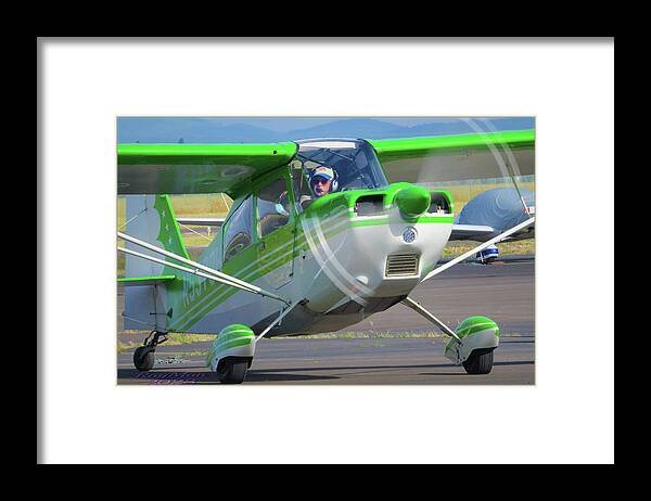 Aviation Framed Print featuring the photograph Taxi for Takeoff by Raymond DeForge