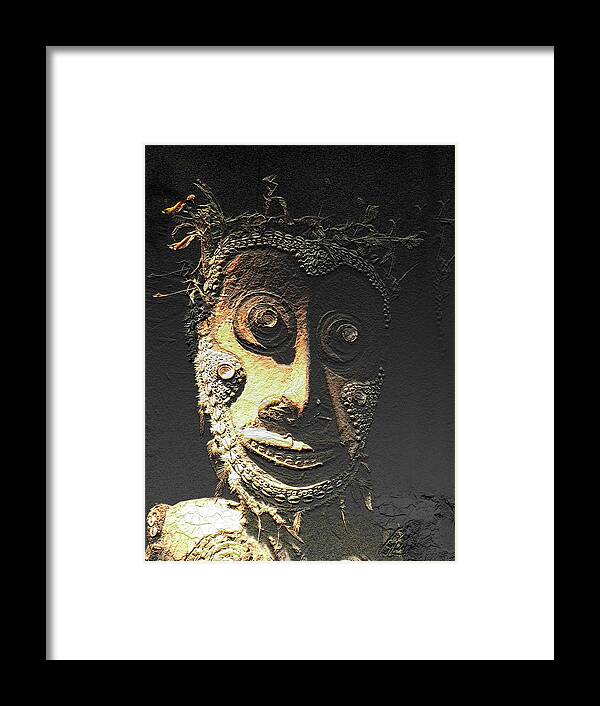 Totem Framed Print featuring the photograph Teahead Totem VII by Char Szabo-Perricelli