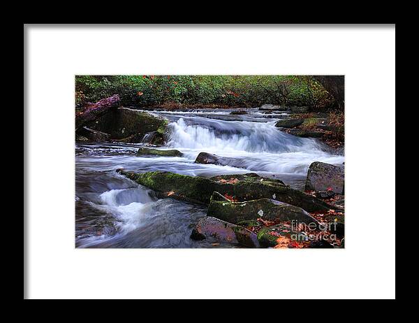 Tellico River Framed Print featuring the photograph Tellico Moment by Rick Lipscomb
