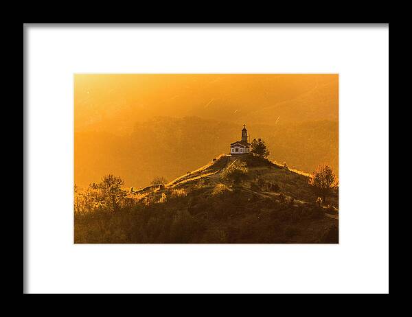 Bulgaria Framed Print featuring the photograph Temple In a Holy Mountain by Evgeni Dinev