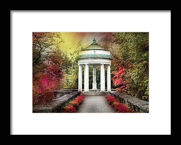 Kykuit Framed Print featuring the photograph Temple of Venus by Diana Angstadt