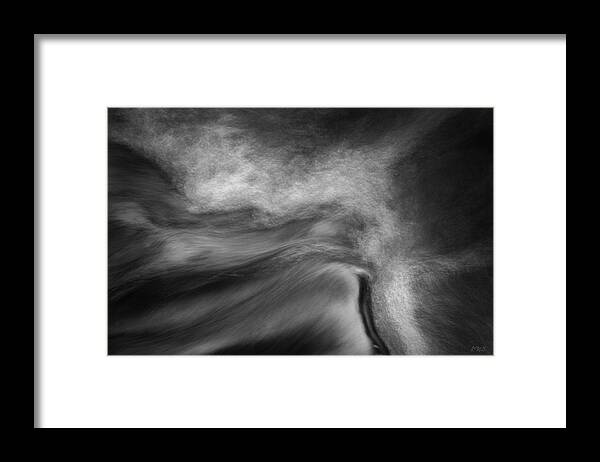 Black And White Framed Print featuring the photograph Ten Mile River IX BW by David Gordon
