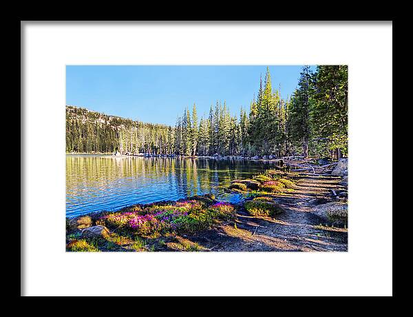 Tenaya Lake Framed Print featuring the photograph Tenaya Lake by Frank Hawkins
