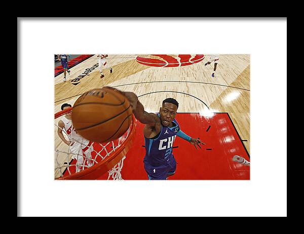 Terry Rozier #3 Framed Print featuring the photograph Terry Rozier by NBA Photos