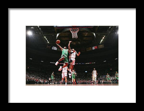 Playoffs Framed Print featuring the photograph Terry Rozier by Ned Dishman
