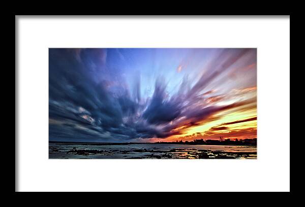 Sunset Framed Print featuring the photograph Wind Spirits by Montez Kerr