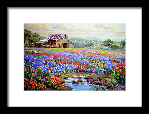 Texas A&m Framed Print featuring the painting Texas A and M Glory by Mikki Senkarik
